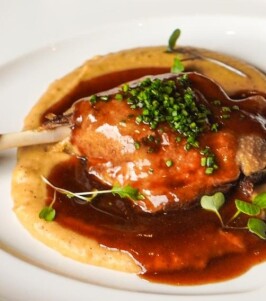 confit anec amb cremos de poma